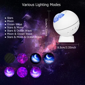 Zvaigžņu Projektors, Galaxy Lampas Zvaigžņotās Debess Projektoru Lāzera USB LED Nakts Mēness Gaismas Lampa Galaxy Porjector Gaismas, Mājas Dekoru