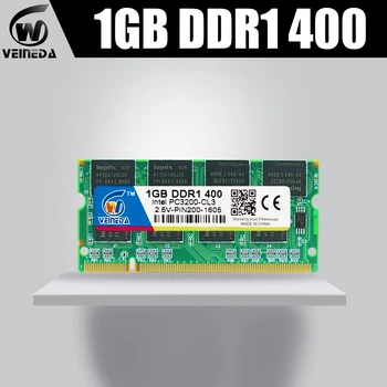 Zīmola DDR1 1GB PC3200 400MHZ Sodimm 200Pin Klēpjdatoru Atmiņas 1G 200-pin So-Dimm Ram ddr1 Klēpjdatoru Atmiņu saderīga ar 266,333