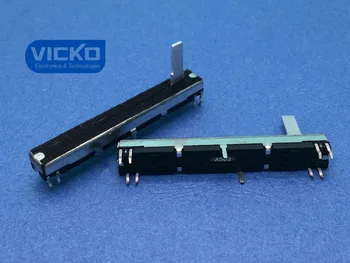 [vk] SC4582GH slaidu push taisni tipa dubultā potenciometra 60mm A503 A50K A50KX2 Ceļojumu 45mm Rokturi ilgi 15MM C switch
