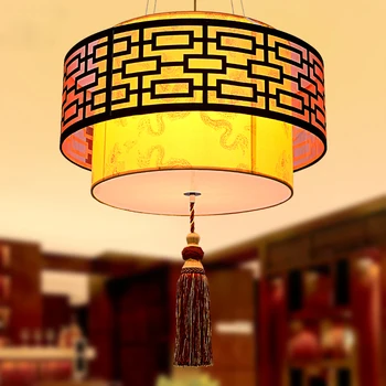 Ķīnas lustra aitādas lampas retro Ķīniešu stilā, viesistaba, ēdamistaba, pētījums, hotel tea house privātā telpa, Ķīniešu lampas